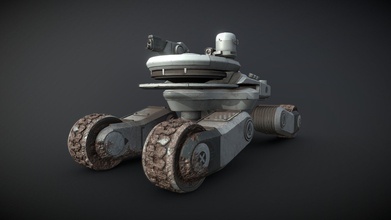 militare ruote di combattimento drone - modello 3d krytos 6fb6d4a 3d print model - Mito3D