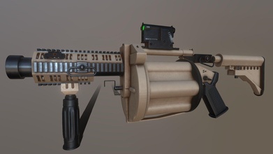 milkor mgl - grenade launcher 3d model akash0810 fa1f245 3d print model - Mito3D
