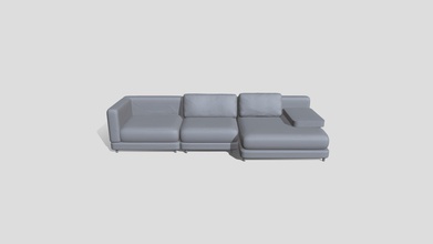 milli 1 - 3d-Modell alaaaaan f8721bf sofa aus 3 Einheiten 3d print model - Mito3D