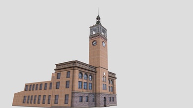 milwaukee road depot - download free 3d model hamma085 9156c95 train station minneapolis minnesota formerly known chicago st paul pacific railroad company designed italianate style constructed 1897 1899 spire destroyed storm 1941 no longer exists which now operates hotel added nrhp 1978 3d print model - Mito3D