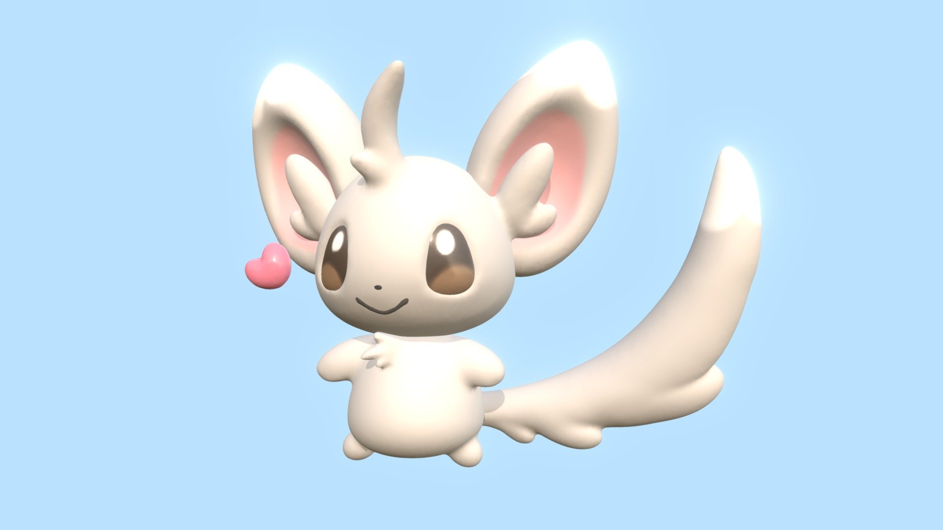 minccino pokemon - téléchargement gratuit modèle 3d charlotte charlottetan 4955d6d mignon petit voulais mon de la sculpture carnet croquis cession s trop mignonne, pas 3D print model - Mito3D