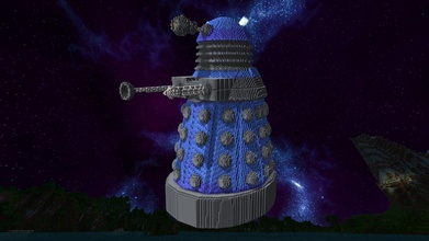Minecraft Dalek construire schématique acheter royalties libre 3d modèle stupide d1de4ac 3d print model - Mito3D
