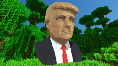 Minecraft Donald koz inşa etmek şematik indir Bedava 3d model aptal 8b09392 3d print model - Mito3D