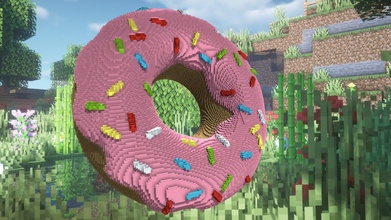 minecraft donut build schematic - buy royalty free 3d model inostupid 162555d 3d print model - Mito3D