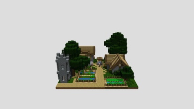 Minecraft pintoresco pueblo descargar gratis 3d modelo ervinas paulauskaservinas2018 f828b80 3d print model - Mito3D