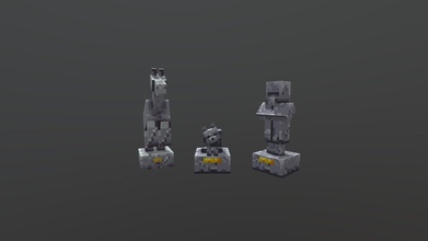 minecraft statue pack 3 models - 3d model talesu 20aa695 3d print model - Mito3D