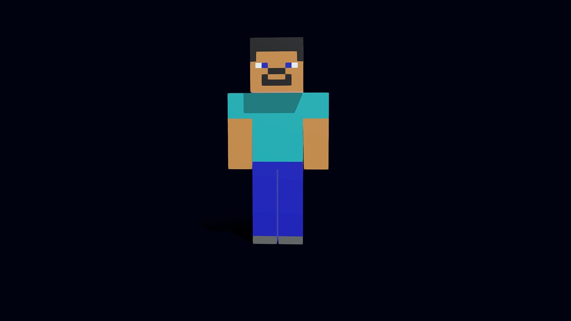 Minecraft Steve karakter indir Bedava 3d model Pateldev f47f0ef 3D print model - Mito3D