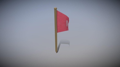 minemarkerflag animated - download free 3d model thunder thunderpwn b585841 little flag mark mines wich set teammates your game should not visible enemy team 3d print model - Mito3D