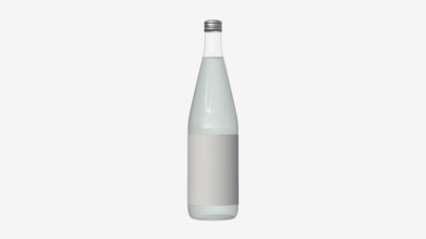 hq3dmod aivisastics 4ac4a41 maden suyu cam şişe satın royalty free 3d model 3d print model - Mito3D