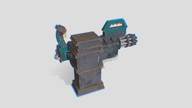 minigun 01 - 3d-Modell stormpod 181667b low-res mini-gun-design staticsky Handy-Spiel minigun-01 3d print model - Mito3D