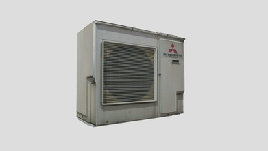 mitsubishi ac unit - download free 3d model zobboz 2ee631c low-poly textured air conditionning feel use abuse works great eevee cycles unity 3d print model - Mito3D