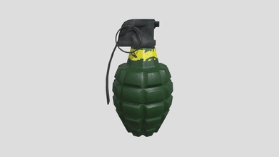 mk 2 fragmentation hand grenade - download free 3d model pityafinwe 2508989 3d print model - Mito3D