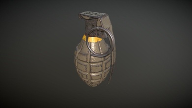 mk 2 grenade - download free 3d model nila fc6408a 3d print model - Mito3D