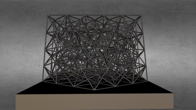 moka Cleveland hyper mesh scultura alluminio 3d modello abemis tcdoeh 325d0c5 3d print model - Mito3D