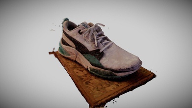 modello 3d puma lqdcell - model alessiocrescente 0f2e73d di una scarpa da running elaborazione con agisoft metashape 3d print model - Mito3D