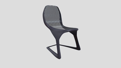 moderne trou chaise acheter royalties libre 3d modèle Brian vagie Brianvagie f3cf022 3d print model - Mito3D