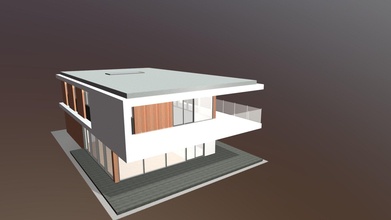 moderno casa 3d modelo deklox b5142a9 3d print model - Mito3D