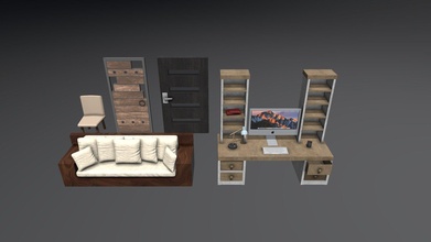 moderno Casa interni oggetti scena acquistare royalty gratuito 3d modello handrews3d fce6c0e 3d print model - Mito3D