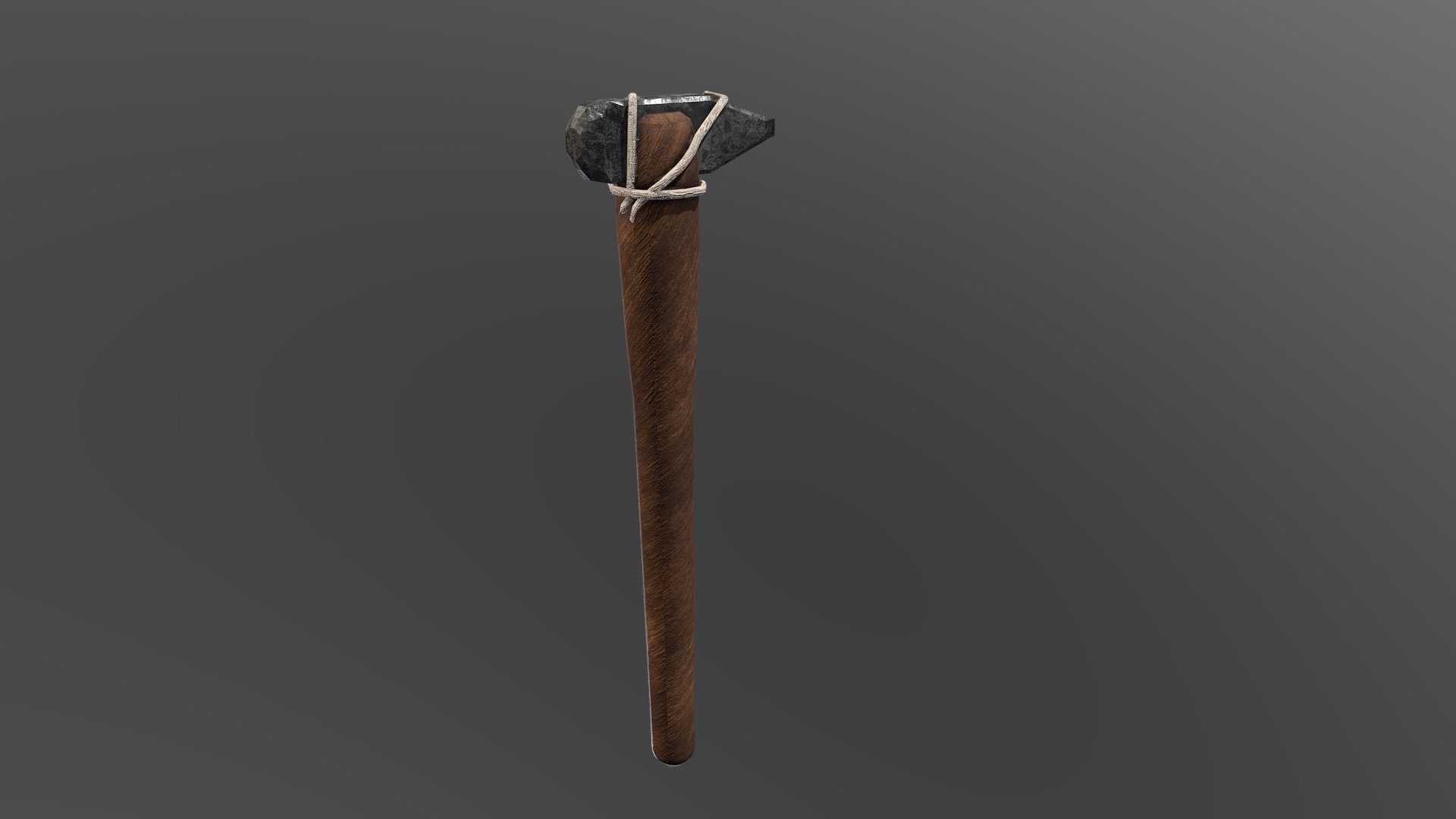 modified bat - download free 3d model thunder thunderpwn 8ec9864 somewhat little postapocalyptic me its just finish up game but maybe someone else also can use prop 3D print model - Mito3D