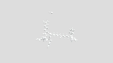molekyla Schnur 2 - 3d-Modell adavydenkokz b1183b0 3d print model - Mito3D