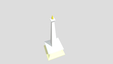 monas - download free 3d model lokang31 8cb9c09 national monument located centre merdeka square central jakarta 3d print model - Mito3D