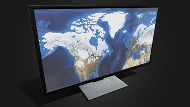 monitor v01 low poly Comprar realeza livre 3d modelo svg3d f68791e 3d print model - Mito3D
