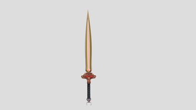 monkey king sword - download free 3d model stormblade144 b6661ff 3d print model - Mito3D