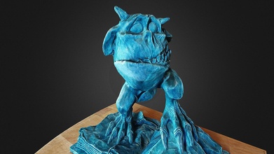 monster statue - 3d model pierre-antoine pa 80992ff 3d print model - Mito3D