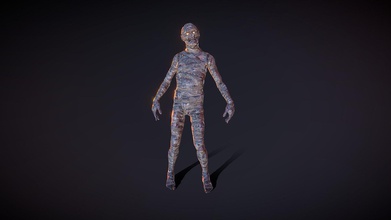 monsters - mummy 3d model polygonmaker 0ffa097 found unreal marketplace unity asset store 3d print model - Mito3D