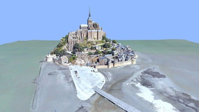mont saint michel normandy - buy royalty free 3d model libanciel 6bf4bd0 france heritage tourism 3d print model - Mito3D