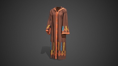 moroccan robe - ramadan mubarak download free 3d model taylor thoulihan aa2bbe8 3d print model - Mito3D
