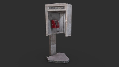 moskow lowpoly call box - buy royalty free 3d model yanix b48bcd0 textures 4k body part 2k phone glass parts texture maps diffuse alpha metalness roughness normal open-gl format png 8 bit 3 material count real world dimensions scene scale units meters formats blend fbx 3d print model - Mito3D