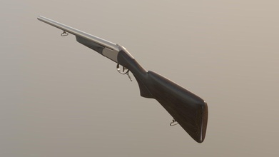mp-18 izh-18 single-barrel hunting rifle - 3d model the3axap 162b435 3d print model - Mito3D
