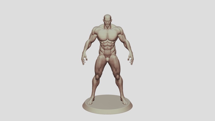 muscular male anatomy figurine printable - buy royalty free 3d model by sakosculpt body figure statuette humanbody miniatures figurines print statue bodybuilder collectibles malecharacter humananatomy print-ready anatomy-reference male-head human-anatomy male-human maleanatomy malebody anatomy-human male-character character 3dprint art bust man human sculpture modular male-body-base-mesh human-body-base-mesh scuplpt 3d print model - Mito3D