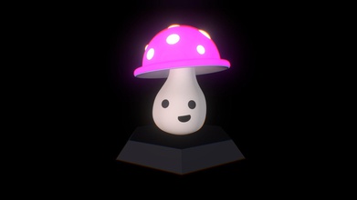 mushroom friend - download free 3d model luckster c8e7c65 started sketch but really liked so decided work little bit more gotta love them friends 3d print model - Mito3D