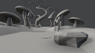 mushroom swamp - download free 3d model jparklypants 71c8a99 3d print model - Mito3D
