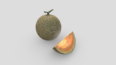 melone 3d frutta acquistare royalty gratuito modello chandrarati 11d9876 3d print model - Mito3D