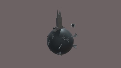 mustafar tiny planet - download free 3d model redwine e695918 3d print model - Mito3D