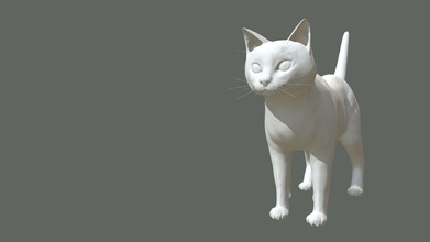my cat - 3d model lilyjoyhanna 7fbd4b3 zbrush modeled high resolution 3d print model - Mito3D