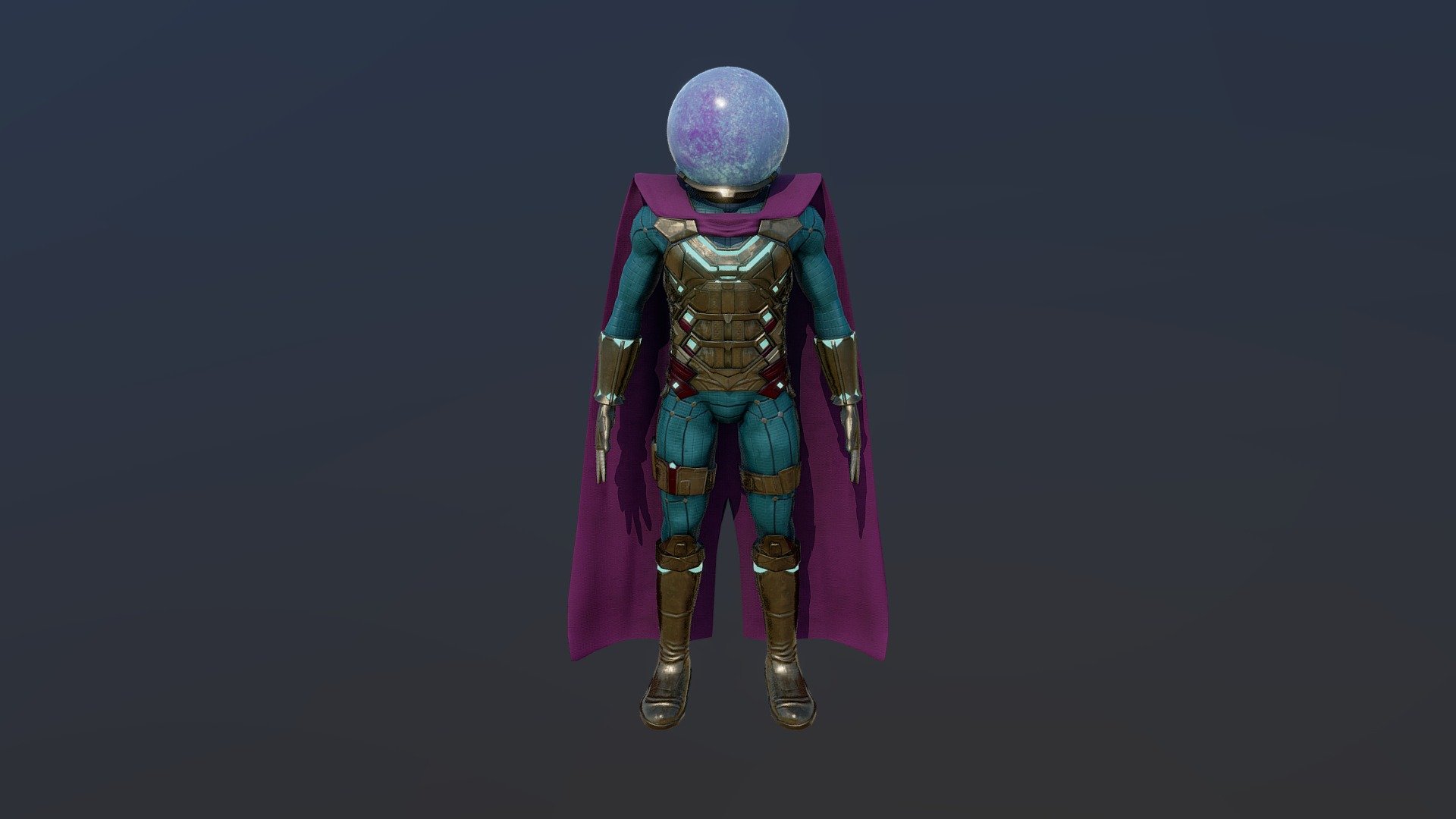 rey - modelo 3d thebears amars77 aa71048 mysterio da marvel caracteres do homem-aranha apareceu longe de casa, só queria saber o que eles fizeram ti&rsquo s tão legal traje mais a si mesmo histórias em quadrinhos tinha detalhes fazer, também, muitas versões trajes ter misturado 3D print model - Mito3D