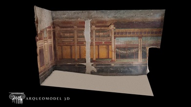misterio villa habitación Pompeya retopología descargar gratis 3d modelo juanbrualla 5de6873 3d print model - Mito3D