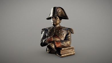 Napoleon Bonaparte Büste Kaufen Lizenzgebühren frei 3d Modell inziprok ab9c38f 3d print model - Mito3D