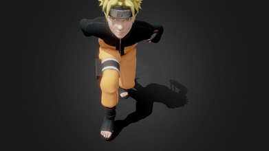 Naruto Uzumaki Laufen Animation download frei 3d Modell monhoo e18903e 3d print model - Mito3D