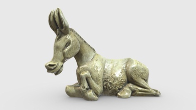 nativity scene figurine donkey mule belen mula - buy royalty free 3d model ximo vilaplana ximovilaplana 0e08348 3d print model - Mito3D
