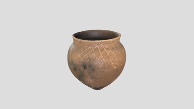 neman culture pottery - 3d model neolitas 77fdd9f 3d print model - Mito3D