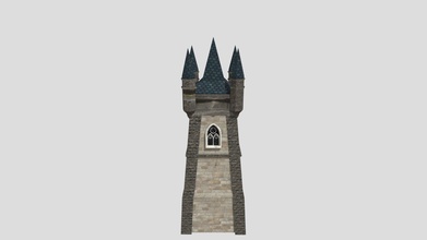 neo-gothic lighthouse - 3d model daanengbers f2f80fd 3d print model - Mito3D