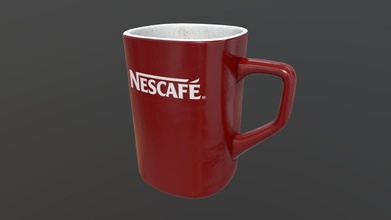 nescafe coffee cup - download free 3d model santyfrow be610b5 3d print model - Mito3D