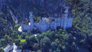 neuschwanstein castello acquistare royalty gratuito 3d modello libanciel eredità Germania architettura edificio 3d print model - Mito3D