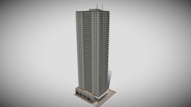 new york styled hi rise apartment building - download free 3d model aitortilla01 14e3d57 released cities skylines https steamcommunitycom sharedfiles filedetails id 2072401066 3d print model - Mito3D