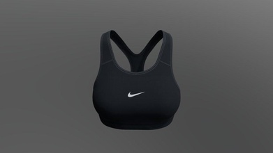 Nike classique rembourré noir 3d modèle hugo hugoamcgoncalves 4172005 3d print model - Mito3D